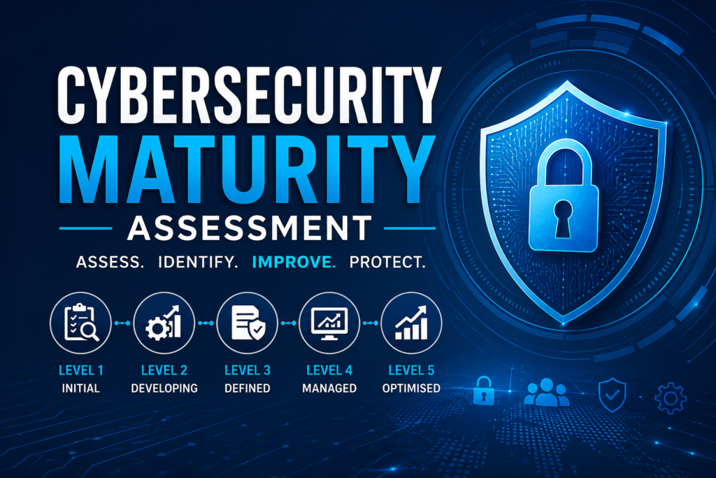 Cybersecurity Maturity Assessment framework for evaluating and improving organizational security.
