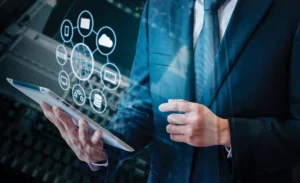 Managing corporate network security with a robust cybersecurity framework.